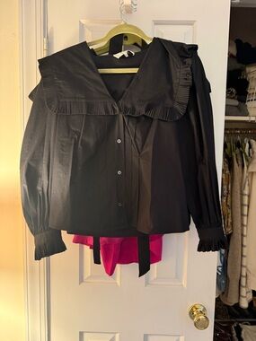 Sea New York Black blouse size small
